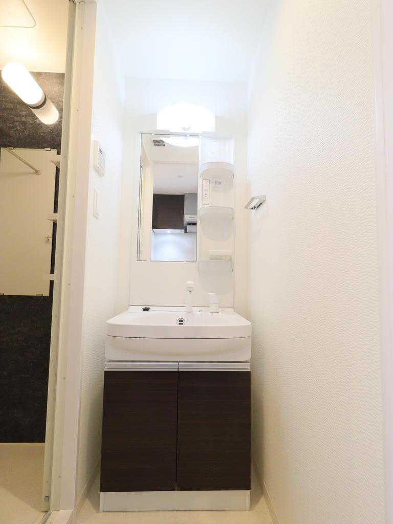 洗面設備　独立洗面化粧台付き