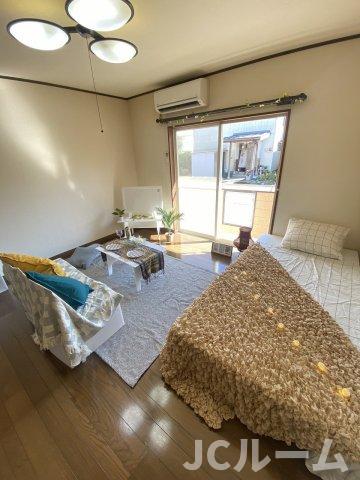 居室・リビング　8帖ある１Kなのでベットを置いても広々♪※家具は付属しません