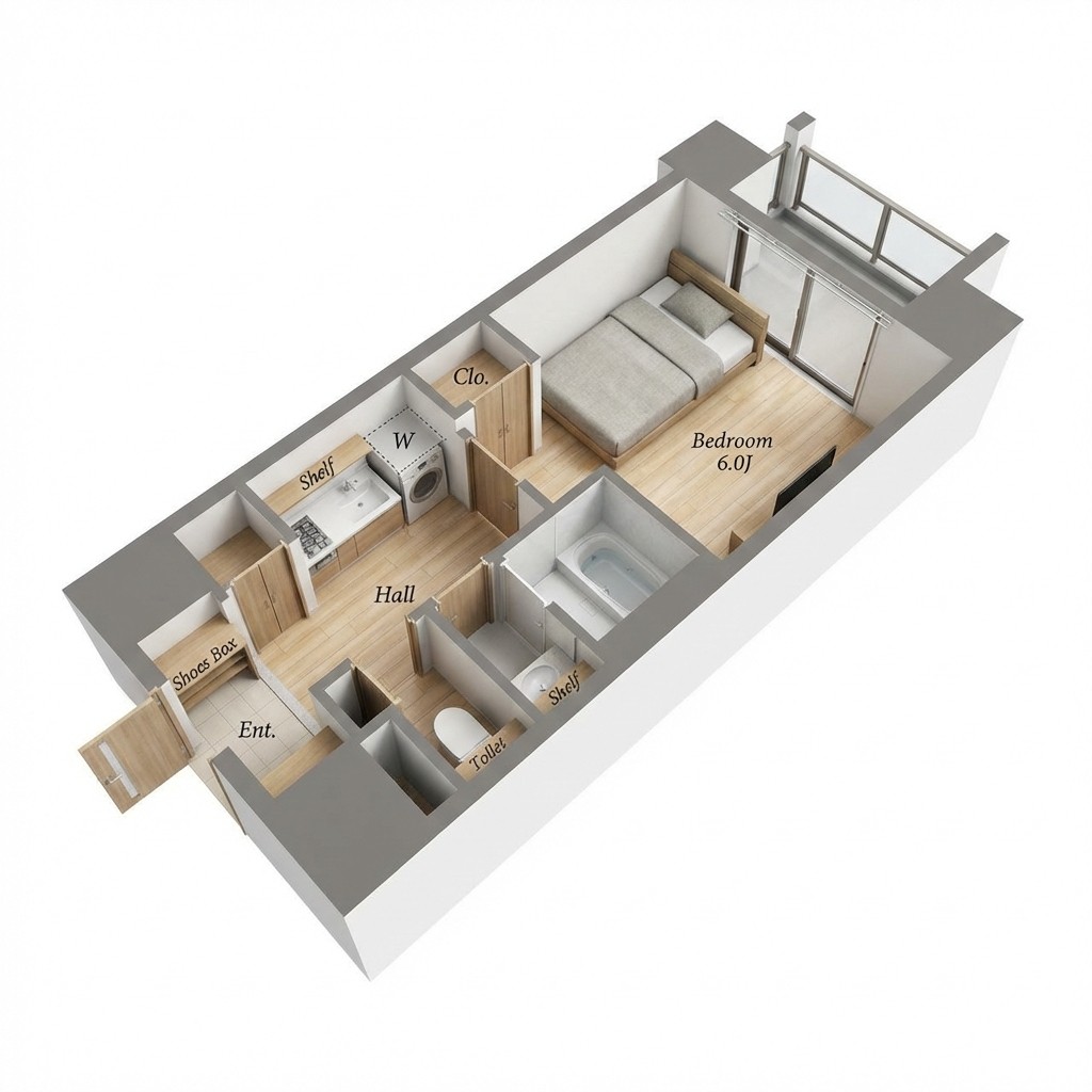 その他部屋・スペース　立体図