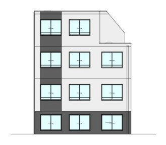 建物外観　スタイリッシュな外観のマンションです。