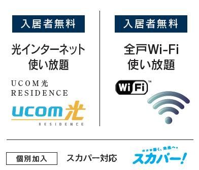 その他設備　インターネット無料WIFI付