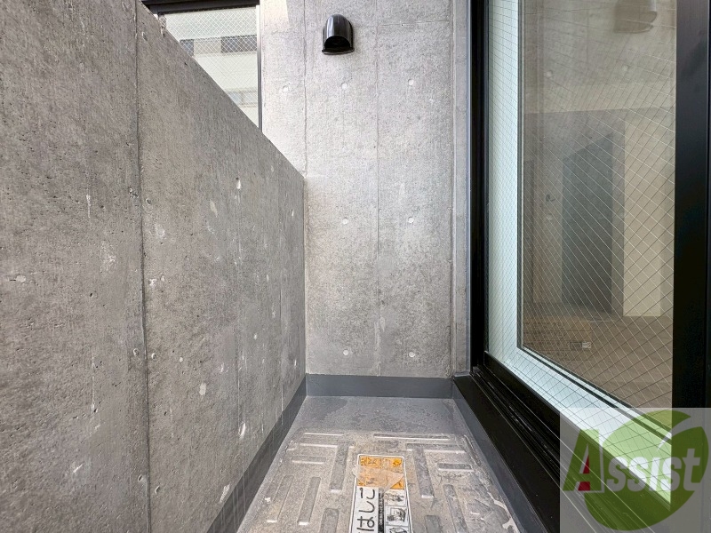 バルコニー　バルコニーです。洗濯物を干したり一息ついたりできますね！