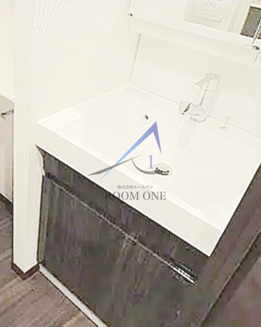 洗面設備　洗面台です。