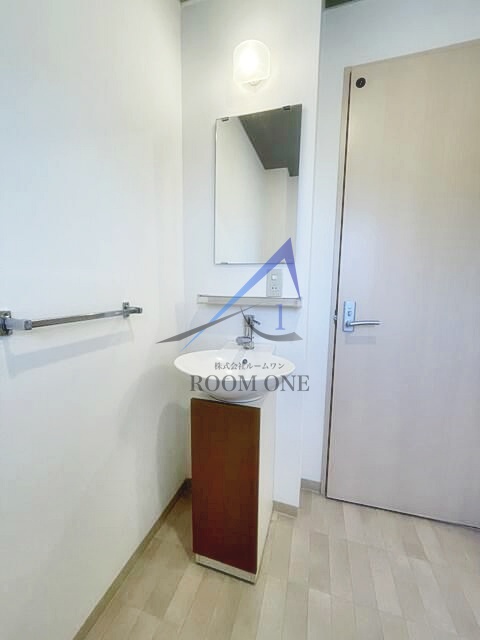 洗面設備　洗面台です。