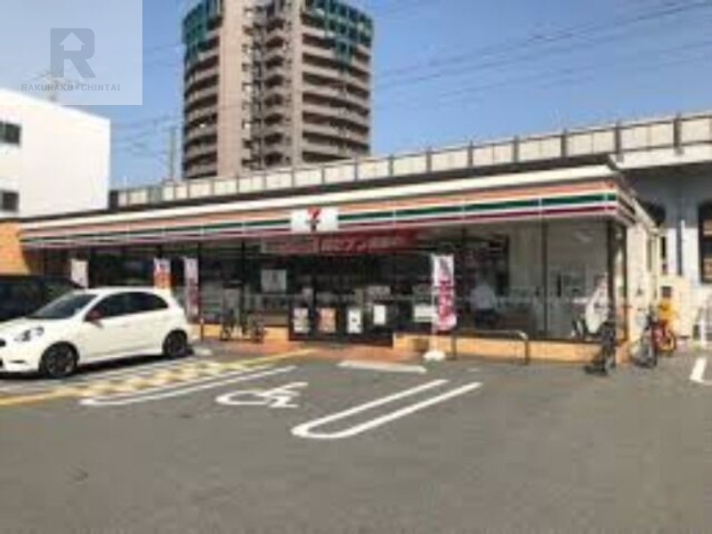 コンビニ　セブンイレブン大阪桑津1丁目店（コンビニ）まで287m