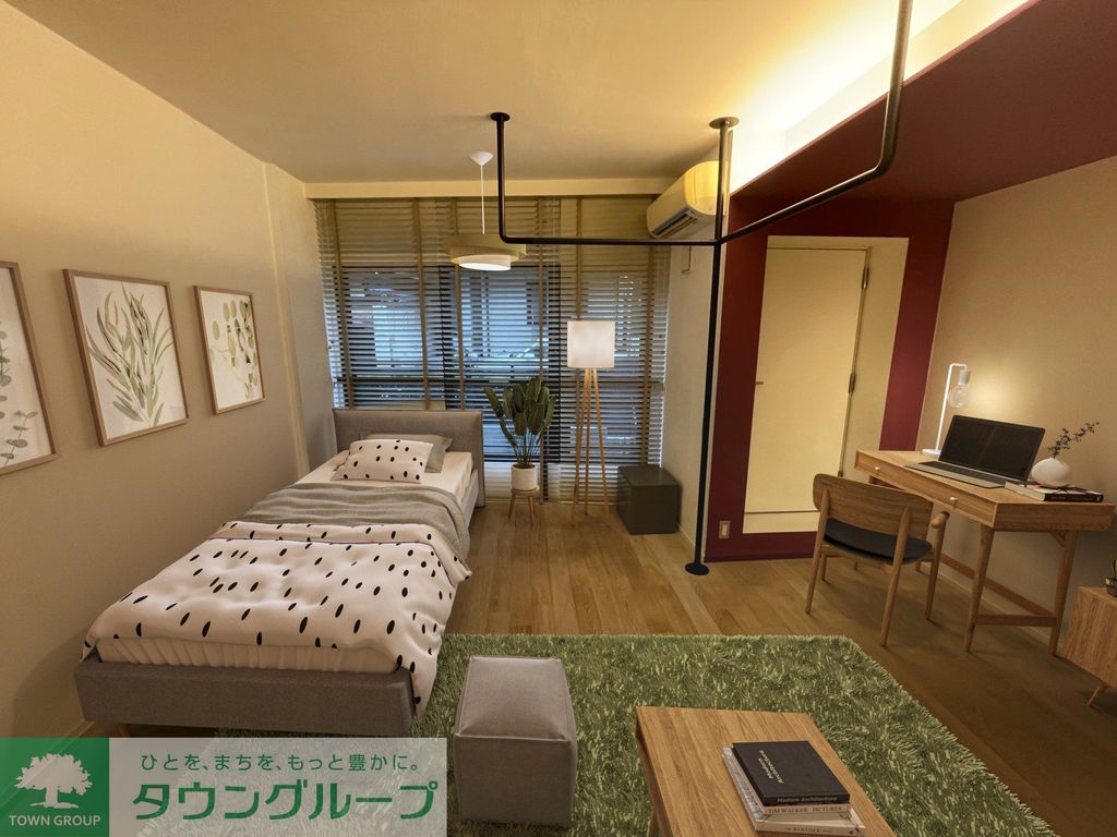 居室・リビング　家具家電配置イメージ