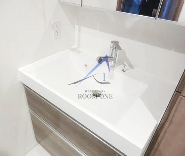 洗面設備　洗面台です。