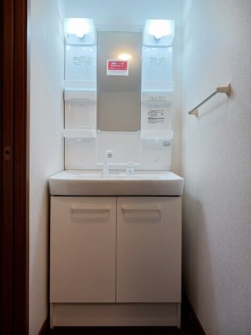 洗面設備　広い洗面スペース