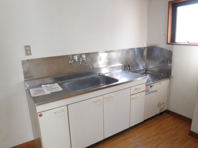 キッチン　ガスコンロ設置可能