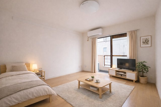 居室・リビング　家具配置イメージ画像です。