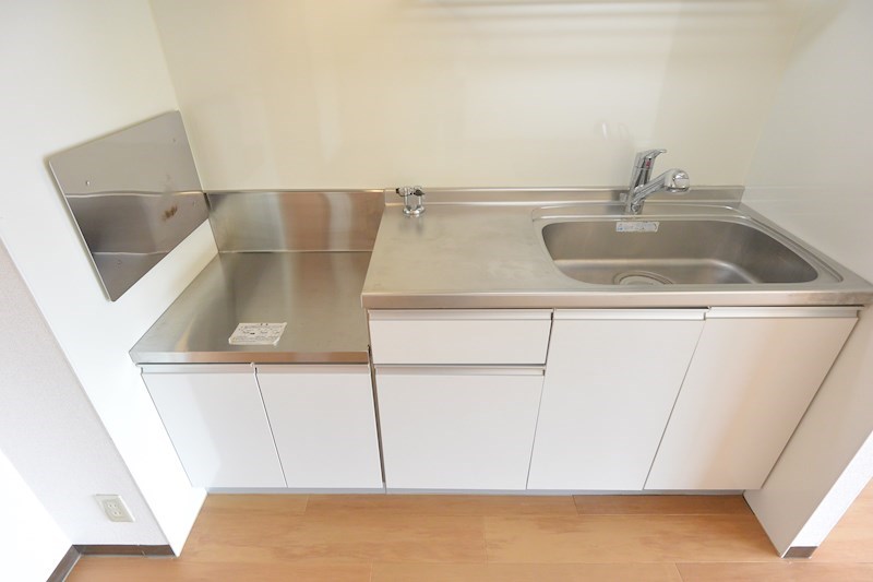 キッチン　2口ガスコンロ設置可能