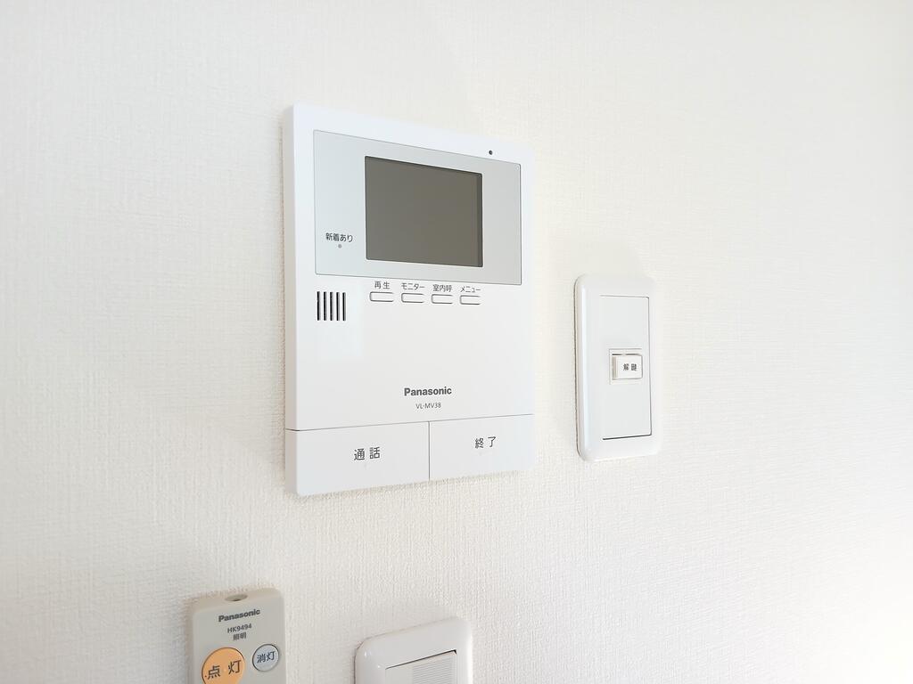 セキュリティ　モニターホンで安心♪