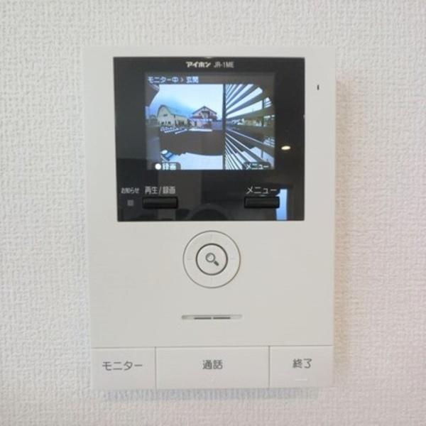セキュリティ　モニター付きインターホン