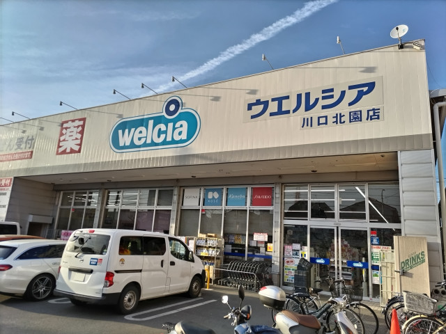 ドラックストア　ウエルシア川口北園店（ドラッグストア）まで600m