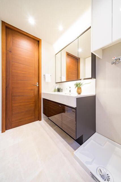 洗面設備　洗面所です