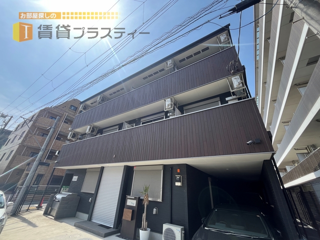 建物外観　雰囲気のあるシックカラーの外観です。