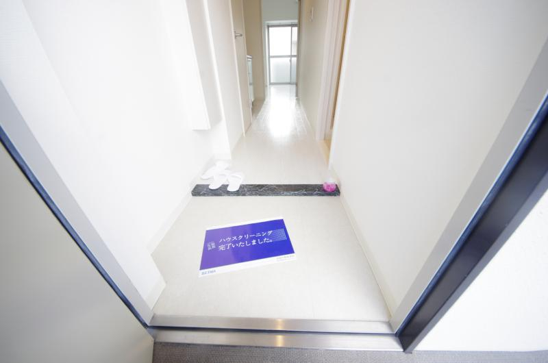 玄関　明るい玄関です