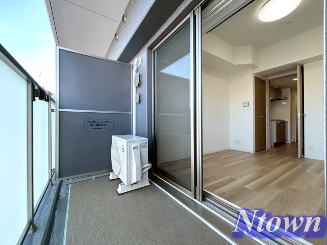 バルコニー　広々としたバルコニーです