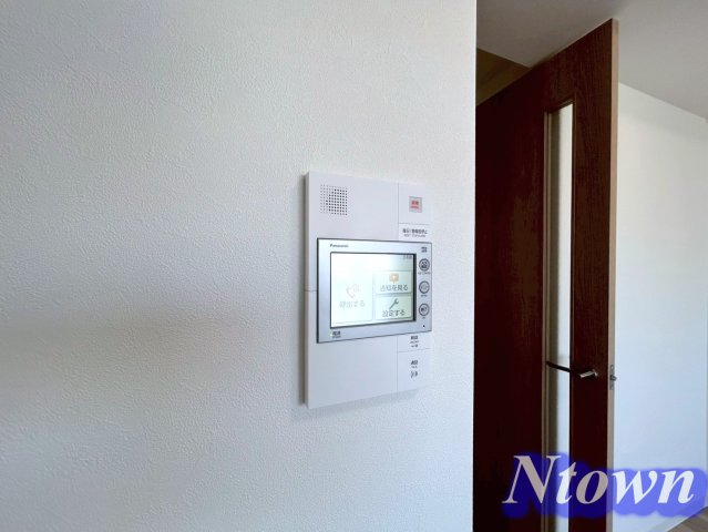 セキュリティ　モニター付きです。