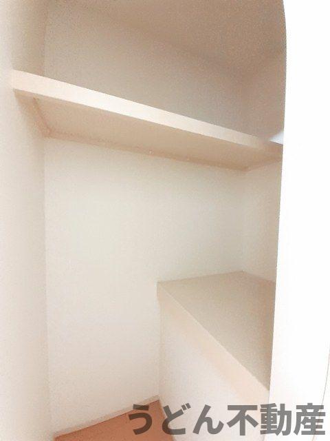 収納　うどん県のお部屋探しはうどん不動産へ うどんちゃんとLINE