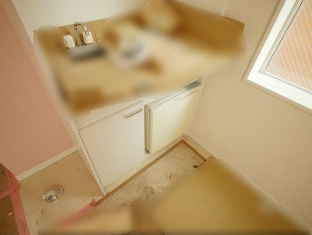 キッチン　新築建設時のお写真です
