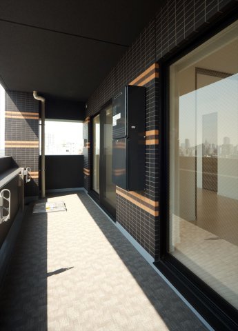 バルコニー　陽当たり良好なバルコニーです