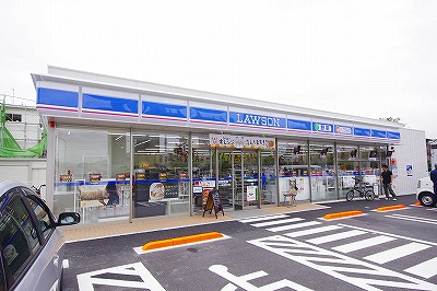 コンビニ　☆ローソン 小倉蜷田若園店（コンビニ）まで150m