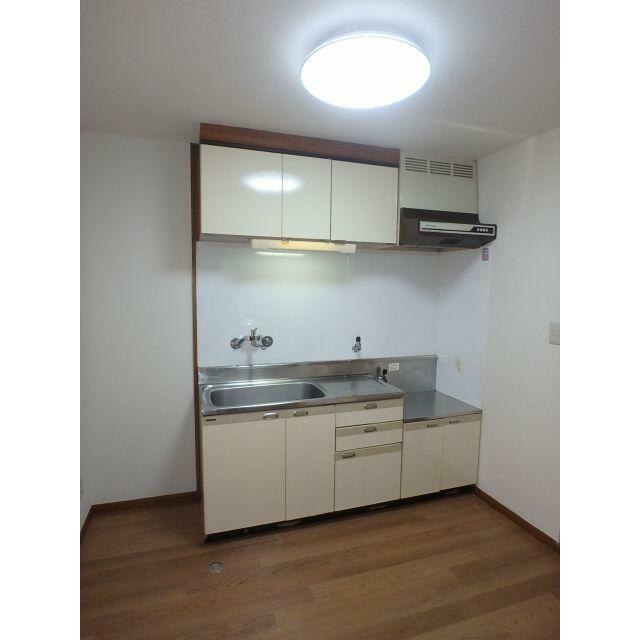 キッチン　２口ガスコンロ設置可