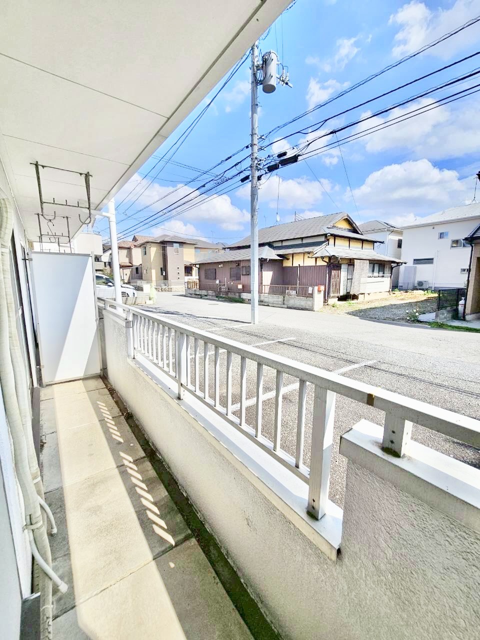 バルコニー　南に面したワイドバルコニー♪