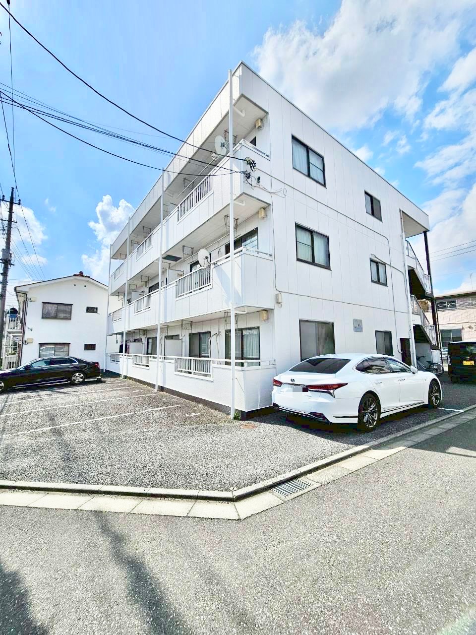 建物外観　陽当たりの良いアパートになります♪