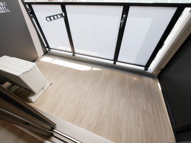 バルコニー　落ち着いた時間を過ごせるバルコニーです