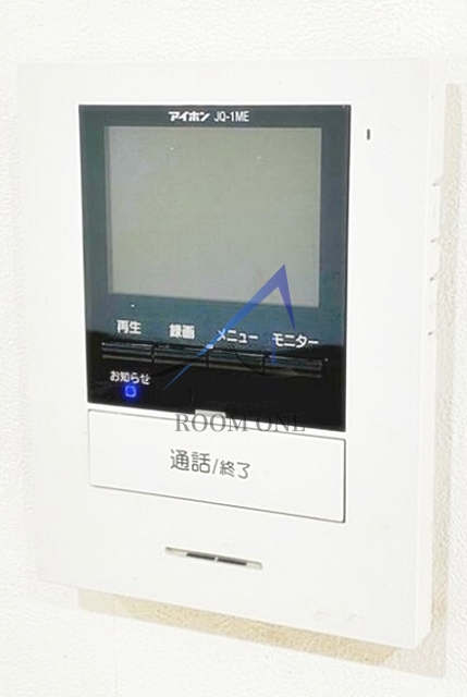 セキュリティ　モニター付きインターホンです。