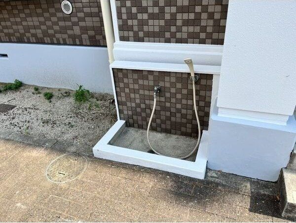 その他　ペット足洗い場もあり散歩後も快適