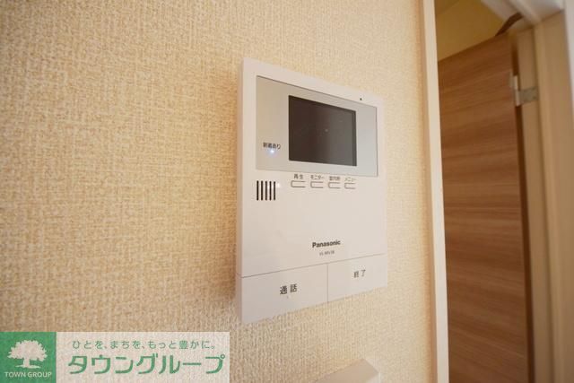 セキュリティ　来訪者様確認できます