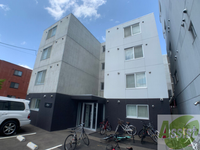 建物外観　札幌市北区北二十条西「アルーア北大前」