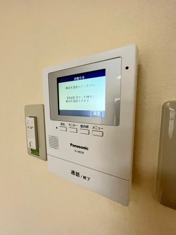 セキュリティ　同物件、別号室の参考写真です。