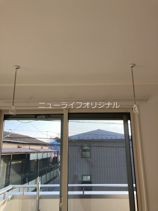 その他設備　雨の日や花粉の時期のお洗濯に欠かせない室内物干付き♪