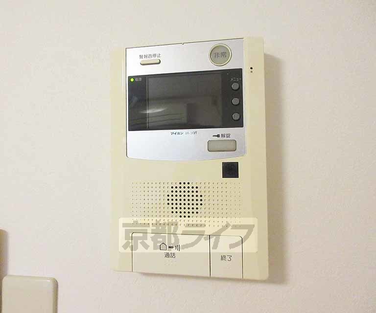 セキュリティ　モニター付きインターホン・