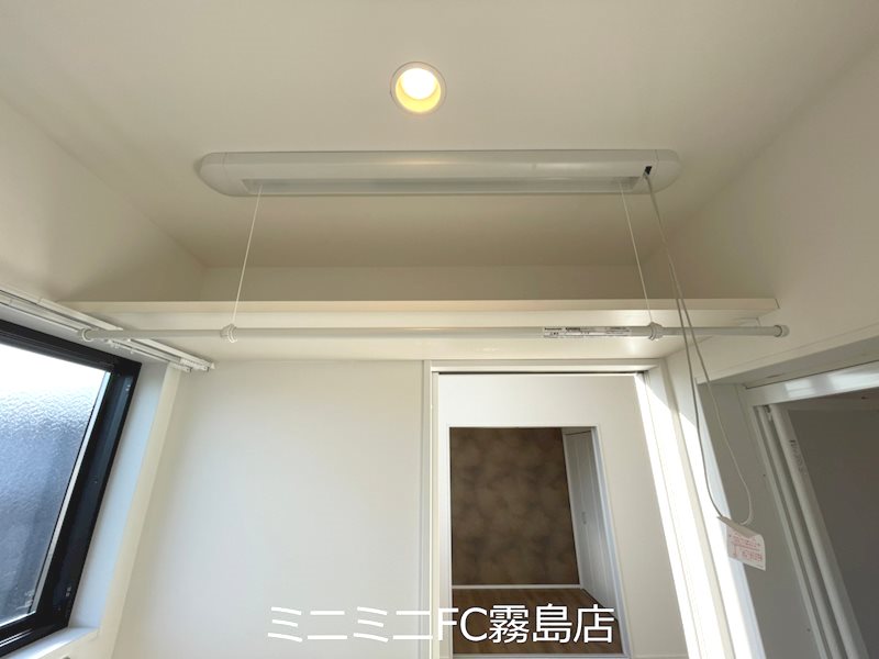 バルコニー　室内洗濯干し竿