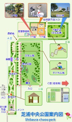 公園　芝浦中央公園（公園）まで552m