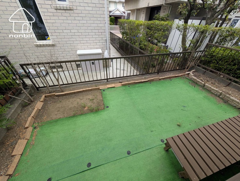 庭　水遊びも出来ます
