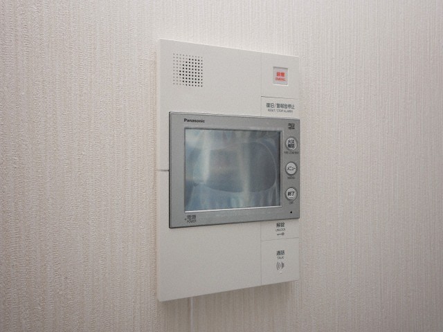 セキュリティ　モニタ付きインターホンです