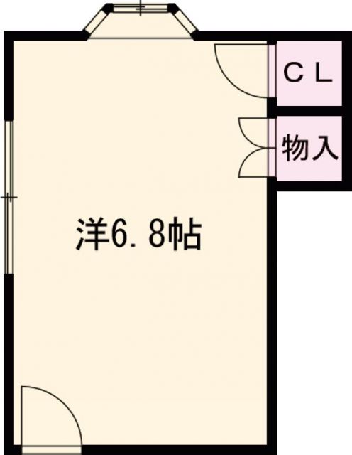 小金井市本町4丁目貸家の間取り写真