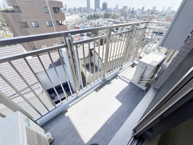 バルコニー　落ち着いた時間を過ごせるバルコニーです
