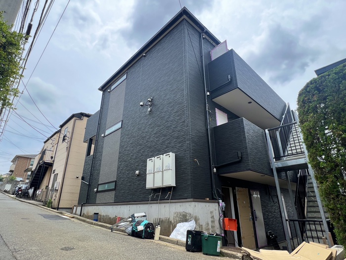 建物外観　建築中