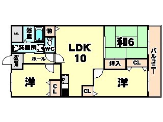 ひよどりの間取り写真