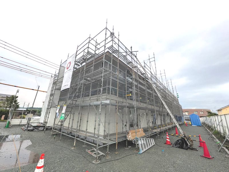 建物外観　建築中