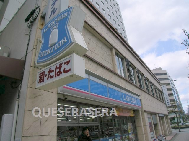 コンビニ　ローソン天神橋二丁目店（コンビニ）まで80m