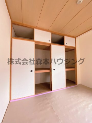 収納　たっぷりとした収納スペースです