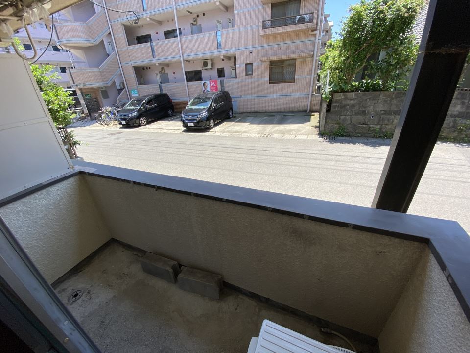 バルコニー　南向きのお部屋です
